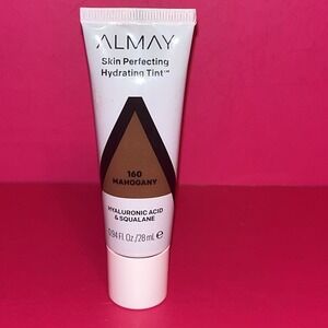 Almay Skin Perfecting Hydrating Tint Liquid Foundation Mohagany 160